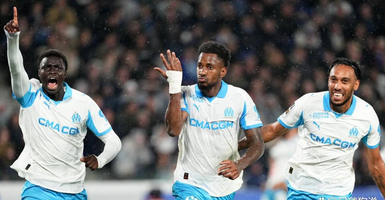 马赛2-1逆转斯特拉斯堡，登顶法甲榜首
